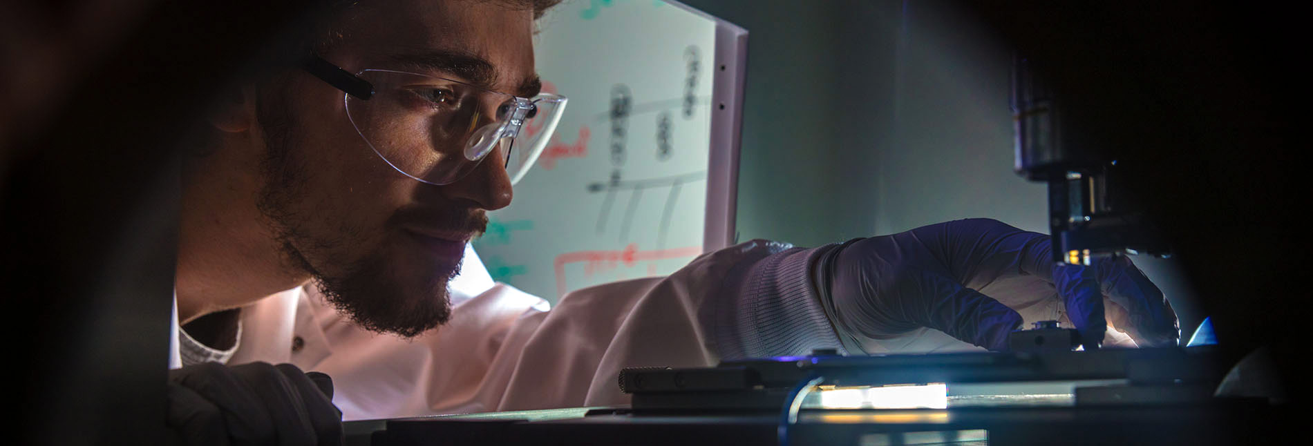 Researchers conducting innovative scientific experiments in laboratory.