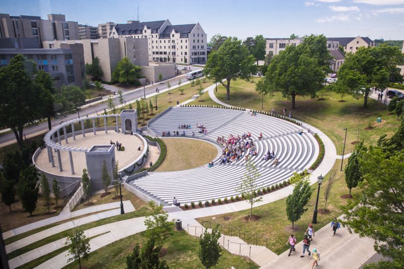 The Chi Omega Greek Theatre presents performances throughout the year.